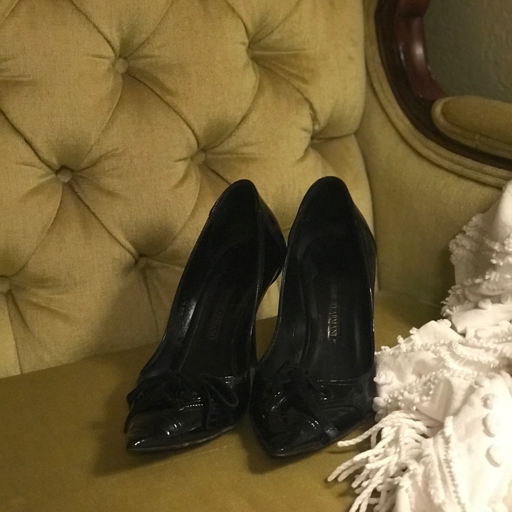 Giorgio Armani Patent Leather Heels